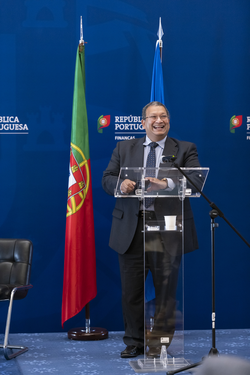 José Carlos de Azevedo Pereira, Diretor-Geral do GPEARI a discursar